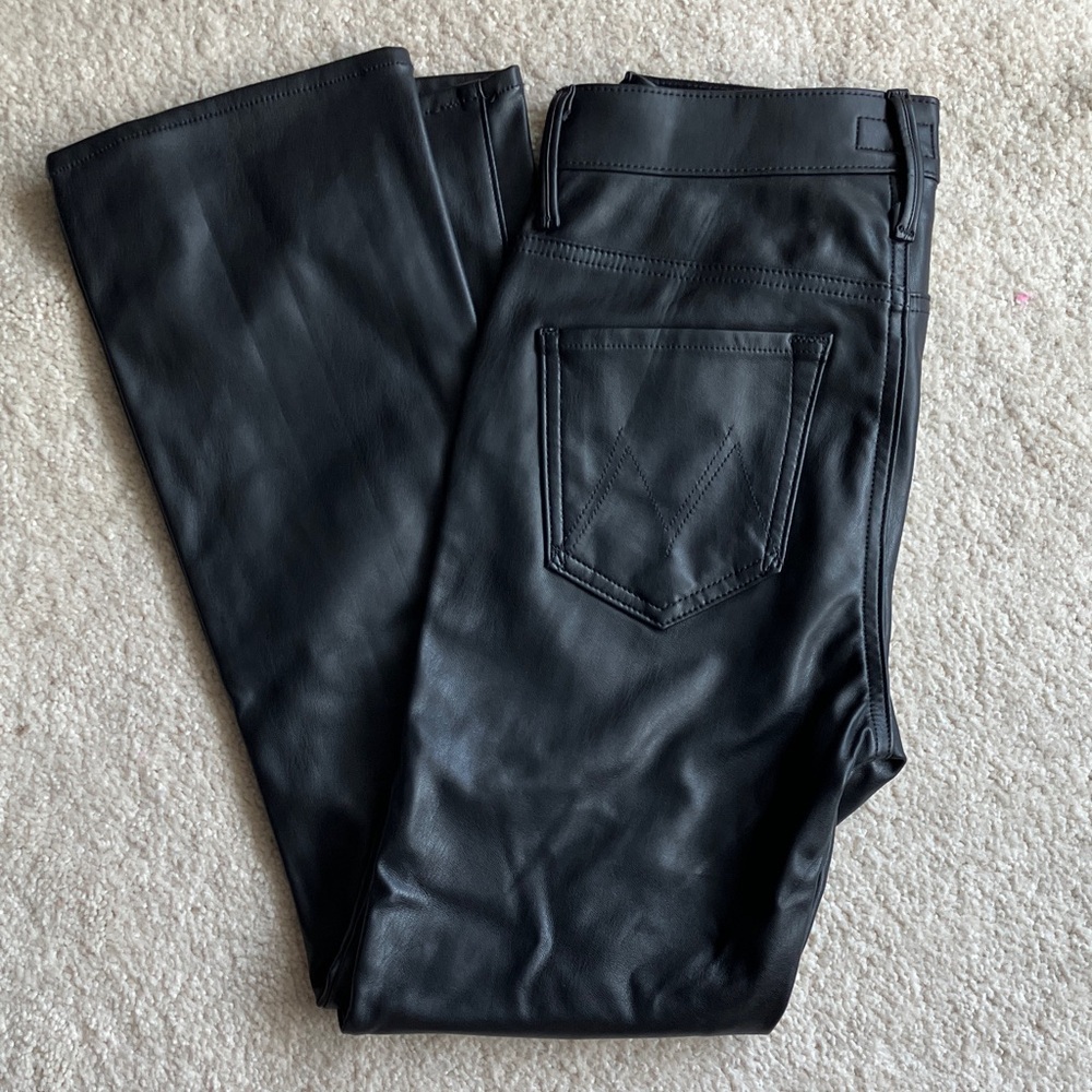 MOTHER Black Flare & Wide Leg Jeans